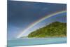 Incredble Rainbow over an Islet Off Ofu Island-Michael Runkel-Mounted Photographic Print