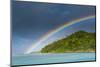 Incredble Rainbow over an Islet Off Ofu Island-Michael Runkel-Mounted Photographic Print