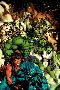 Incredible Hulk No.612 Cover: A-Bomb, Red She-Hulk, She-Hulk, Hulk, Skaar, and Bruce Banner-Carlo Pagulayan-Lamina Framed Poster