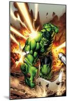Incredible Hulks No.615 Cover: Hulk Smashing-Carlo Pagulayan-Mounted Poster