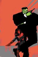 Incredible Hulks No.626 Cover: Hulk and Red She-Hulk-Jock-Lamina Framed Poster