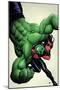 Incredible Hulks No.629 Cover: Hulk and Red She-Hulk Fighting-Frank Cho-Mounted Poster