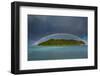 Incredible Rainbow over an Islet Off Ofu Island-Michael Runkel-Framed Photographic Print