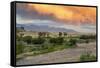 Incredible Stormy Light on the Madison River at Sunset Near Ennis, Montana, USA-Chuck Haney-Framed Stretched Canvas