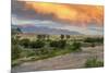 Incredible Stormy Light on the Madison River at Sunset Near Ennis, Montana, USA-Chuck Haney-Mounted Photographic Print