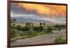 Incredible Stormy Light on the Madison River at Sunset Near Ennis, Montana, USA-Chuck Haney-Framed Photographic Print