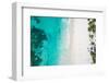 Incredible View of the White Sandy Beach from a Bird's Eye View. Top View of Beautiful White Sand B-Iren_Key-Framed Photographic Print