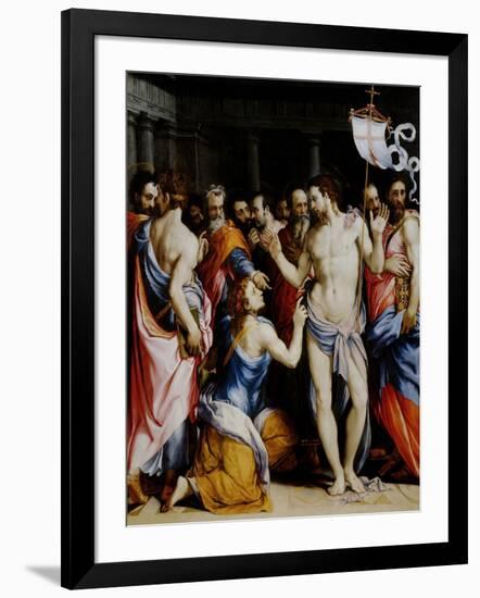 Incredulity of St. Thomas-Francesco Salviati-Framed Giclee Print