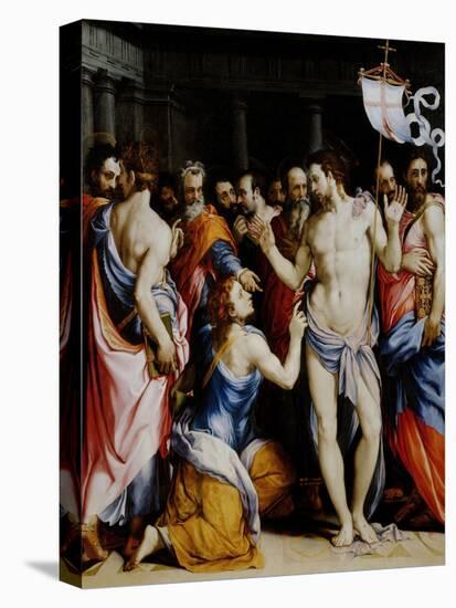 Incredulity of St. Thomas-Francesco Salviati-Stretched Canvas