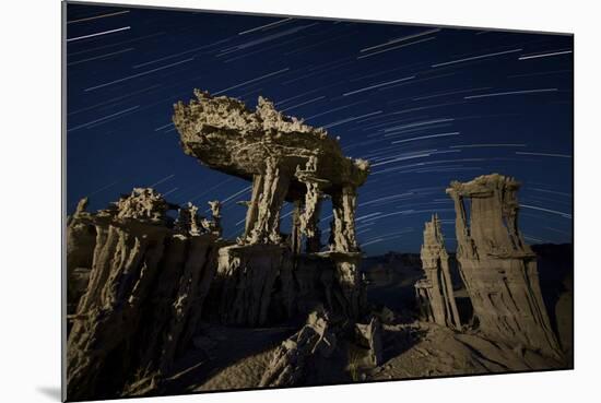 Incricate Sand Tufa Formations Along the Shores of Mono Lake, California-null-Mounted Photographic Print