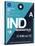 IND Indianapolis Luggage Tag 2-NaxArt-Stretched Canvas