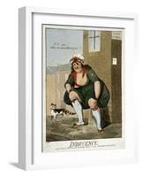 Indecency, 1799-Isaac Robert Cruikshank-Framed Giclee Print