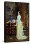 Indecision-Charles Baugniet-Framed Stretched Canvas