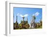 Indein Stupa Complex, Inle Lake, Myanmar-Keren Su-Framed Photographic Print