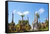 Indein Stupa Complex, Inle Lake, Myanmar-Keren Su-Framed Stretched Canvas