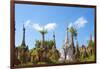 Indein Stupa Complex, Inle Lake, Myanmar-Keren Su-Framed Photographic Print