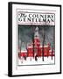 "Indenpendence Hall in Winter," Country Gentleman Cover, January 20, 1923-James Preston-Framed Premium Giclee Print
