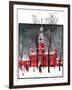 "Indenpendence Hall in Winter,"January 20, 1923-James Preston-Framed Giclee Print