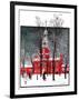 "Indenpendence Hall in Winter,"January 20, 1923-James Preston-Framed Giclee Print