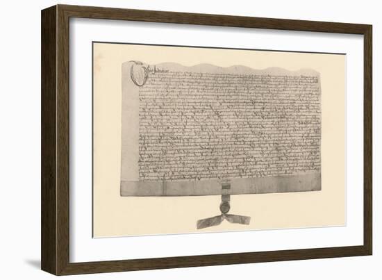 Indenture for the Sale of Land, Signed by Guy Fawkes, (Early 17th Century), 1901-null-Framed Giclee Print