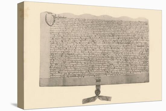 Indenture for the Sale of Land, Signed by Guy Fawkes, (Early 17th Century), 1901-null-Stretched Canvas