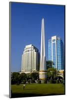 Independance Monument, Old City, Yangon (Rangoon), Myanmar (Burma), Asia-Nathalie Cuvelier-Mounted Photographic Print