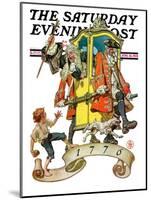 "Independant Action," Saturday Evening Post Cover, June 30, 1928-Joseph Christian Leyendecker-Mounted Giclee Print