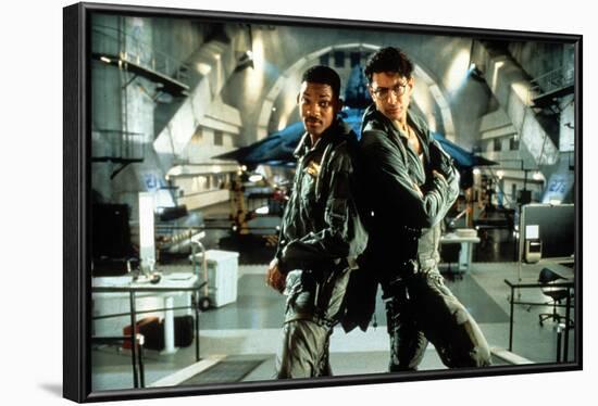 Independence Day De Roland Emmerich Avec Will Smith Et Jeff Goldblum, 1996-null-Framed Photo