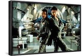 Independence Day De Roland Emmerich Avec Will Smith Et Jeff Goldblum, 1996-null-Framed Photo