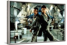 Independence Day De Roland Emmerich Avec Will Smith Et Jeff Goldblum, 1996-null-Framed Photo