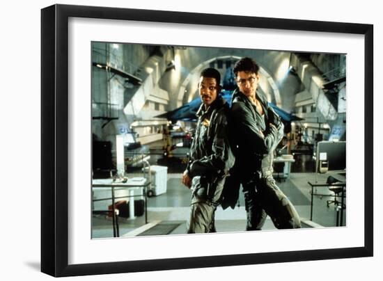 Independence Day De Roland Emmerich Avec Will Smith Et Jeff Goldblum, 1996-null-Framed Photo