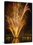 Independence Day Fireworks Launched off Barge in the Middle of the Willamette River, Portland-Steve Terrill-Stretched Canvas