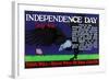 Independence Day July 4Th-null-Framed Art Print