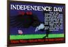 Independence Day July 4Th-null-Framed Art Print