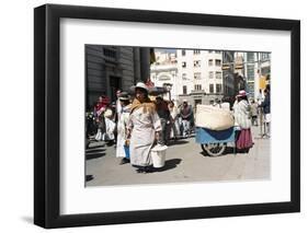 Independence Day Parade, La Paz, Bolivia, South America-Mark Chivers-Framed Photographic Print