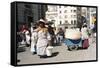 Independence Day Parade, La Paz, Bolivia, South America-Mark Chivers-Framed Stretched Canvas