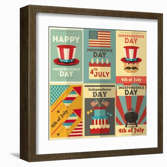 Independence Day-elfivetrov-Framed Art Print