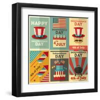 Independence Day-elfivetrov-Framed Art Print