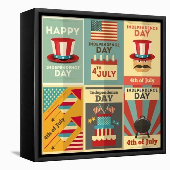 Independence Day-elfivetrov-Framed Stretched Canvas