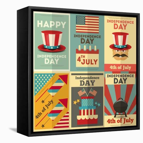 Independence Day-elfivetrov-Framed Stretched Canvas