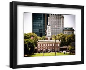 Independence Hall and Pennsylvania State House Buildings, Philadelphia, Pennsylvania, US-Philippe Hugonnard-Framed Photographic Print