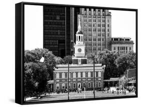 Independence Hall and Pennsylvania State House Buildings, Philadelphia, Pennsylvania, US-Philippe Hugonnard-Framed Stretched Canvas