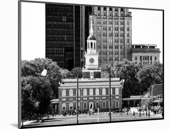 Independence Hall and Pennsylvania State House Buildings, Philadelphia, Pennsylvania, US-Philippe Hugonnard-Mounted Photographic Print