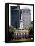 Independence Hall and Pennsylvania State House Buildings, Philadelphia, Pennsylvania, US-Philippe Hugonnard-Framed Stretched Canvas