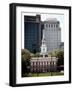 Independence Hall and Pennsylvania State House Buildings, Philadelphia, Pennsylvania, US-Philippe Hugonnard-Framed Photographic Print