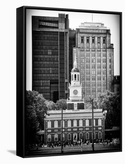 Independence Hall and Pennsylvania State House Buildings, Philadelphia, Pennsylvania, US-Philippe Hugonnard-Framed Stretched Canvas