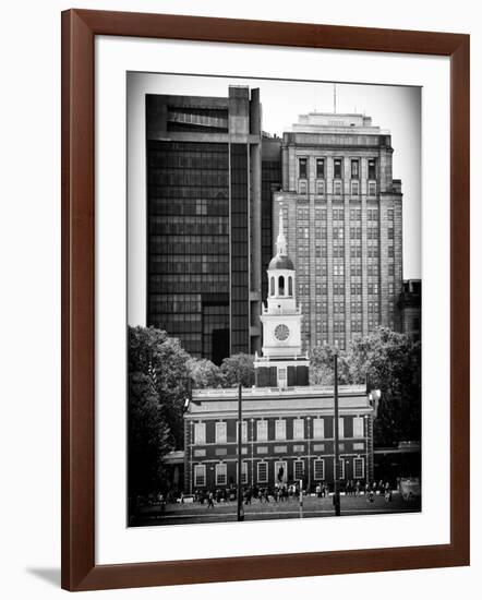 Independence Hall and Pennsylvania State House Buildings, Philadelphia, Pennsylvania, US-Philippe Hugonnard-Framed Photographic Print