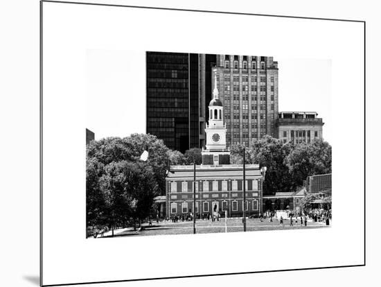 Independence Hall and Pennsylvania State House Buildings, Philadelphia, Pennsylvania, US-Philippe Hugonnard-Mounted Art Print