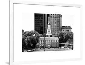 Independence Hall and Pennsylvania State House Buildings, Philadelphia, Pennsylvania, US-Philippe Hugonnard-Framed Art Print