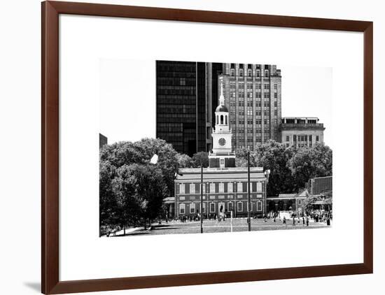 Independence Hall and Pennsylvania State House Buildings, Philadelphia, Pennsylvania, US-Philippe Hugonnard-Framed Art Print